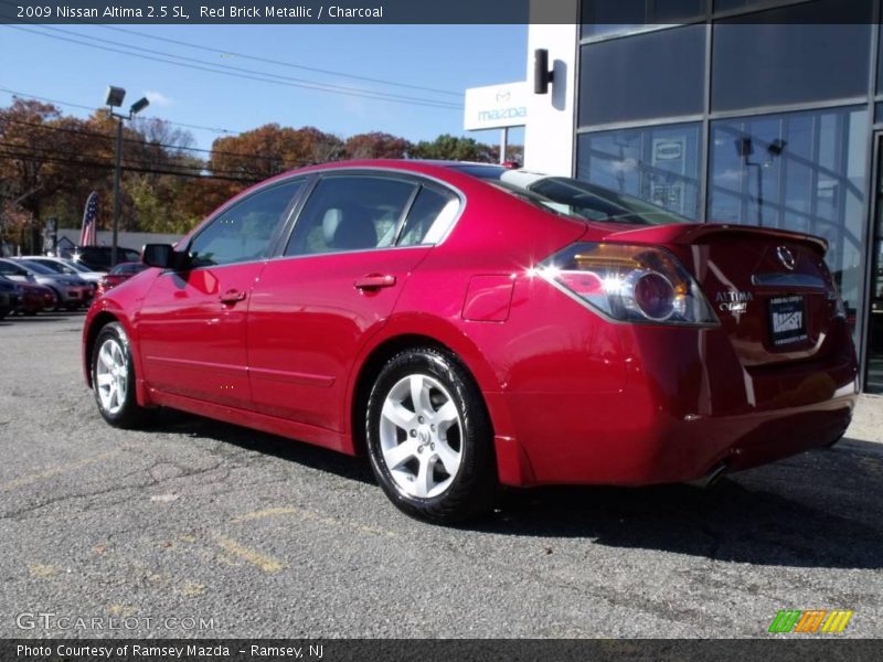 Red Brick Metallic / Charcoal 2009 Nissan Altima 2.5 SL