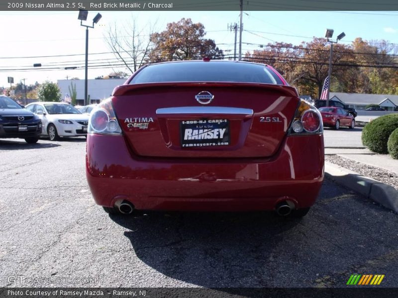 Red Brick Metallic / Charcoal 2009 Nissan Altima 2.5 SL