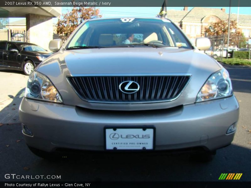 Savannah Beige Metallic / Ivory 2007 Lexus RX 350 AWD