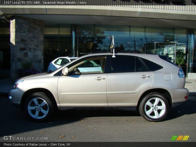 Savannah Beige Metallic / Ivory 2007 Lexus RX 350 AWD