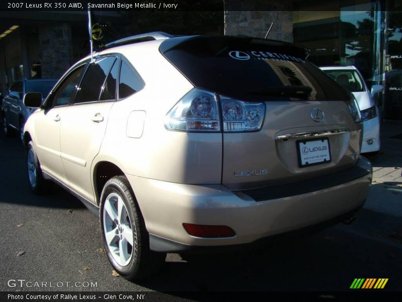 Savannah Beige Metallic / Ivory 2007 Lexus RX 350 AWD