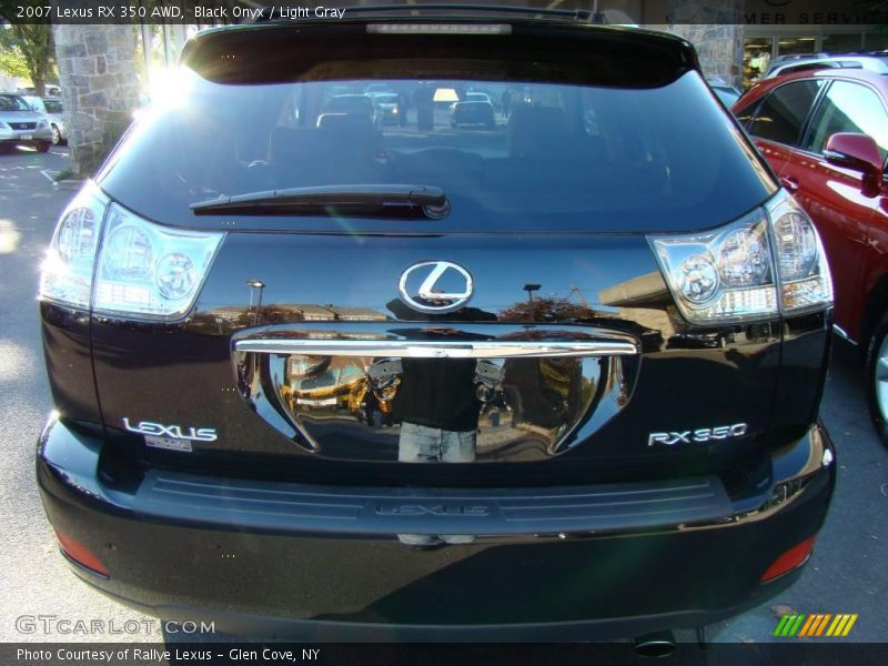 Black Onyx / Light Gray 2007 Lexus RX 350 AWD