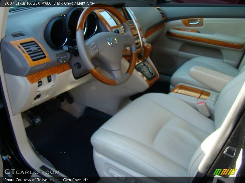 Black Onyx / Light Gray 2007 Lexus RX 350 AWD