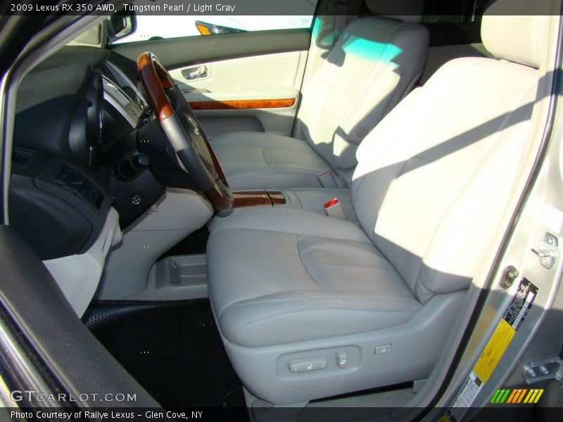 Tungsten Pearl / Light Gray 2009 Lexus RX 350 AWD