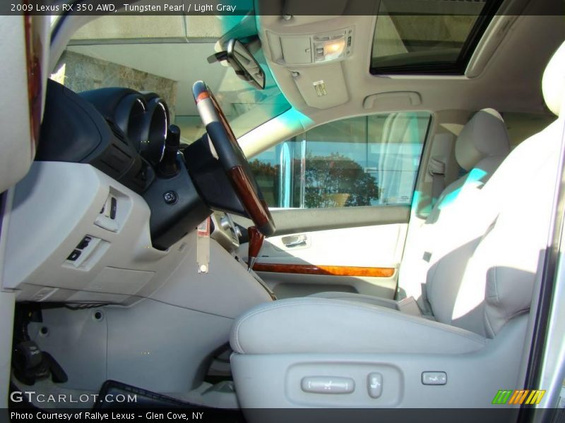 Tungsten Pearl / Light Gray 2009 Lexus RX 350 AWD