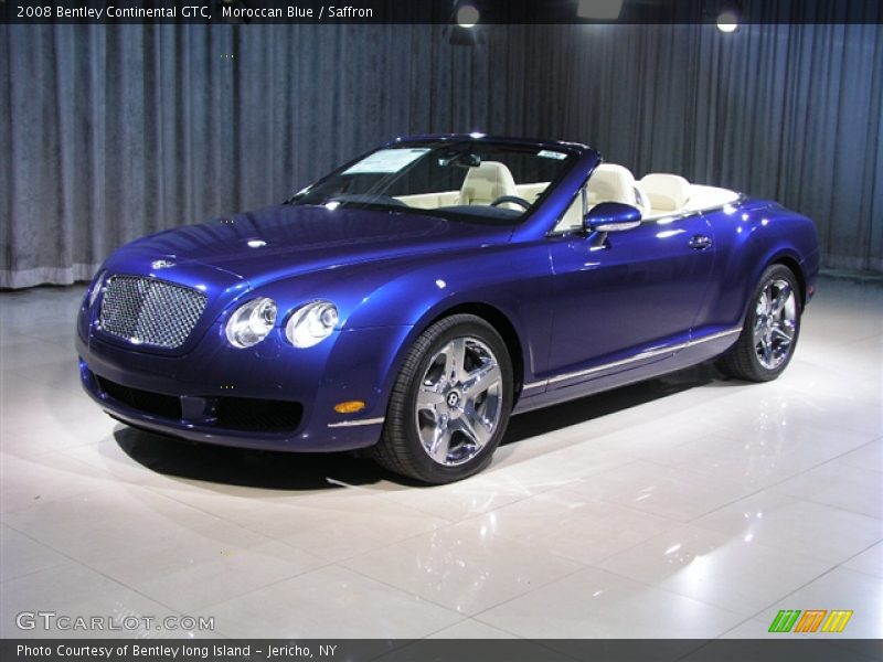 Moroccan Blue / Saffron 2008 Bentley Continental GTC