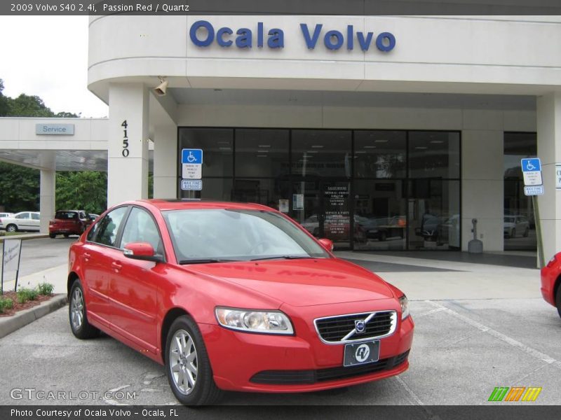 Passion Red / Quartz 2009 Volvo S40 2.4i