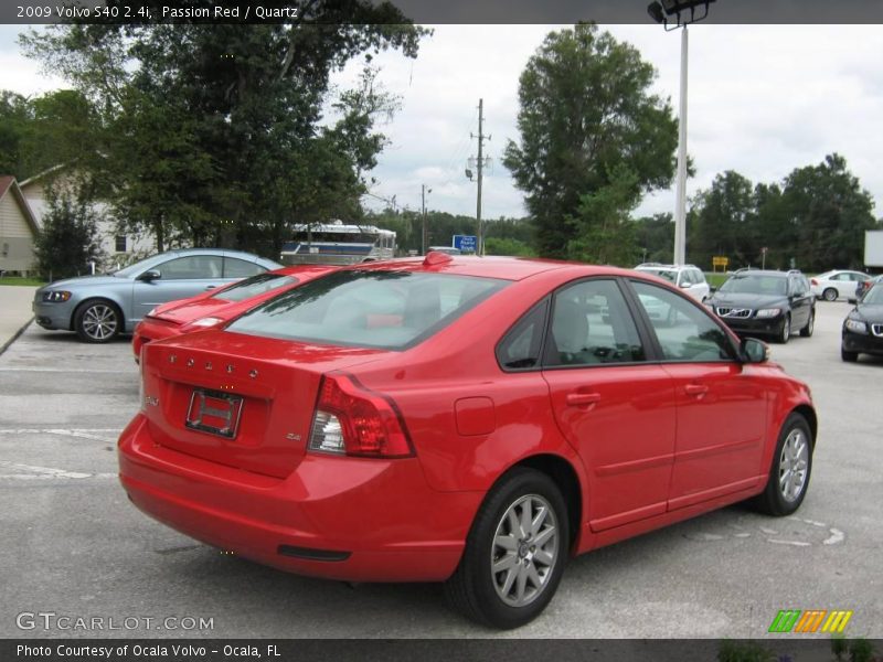 Passion Red / Quartz 2009 Volvo S40 2.4i