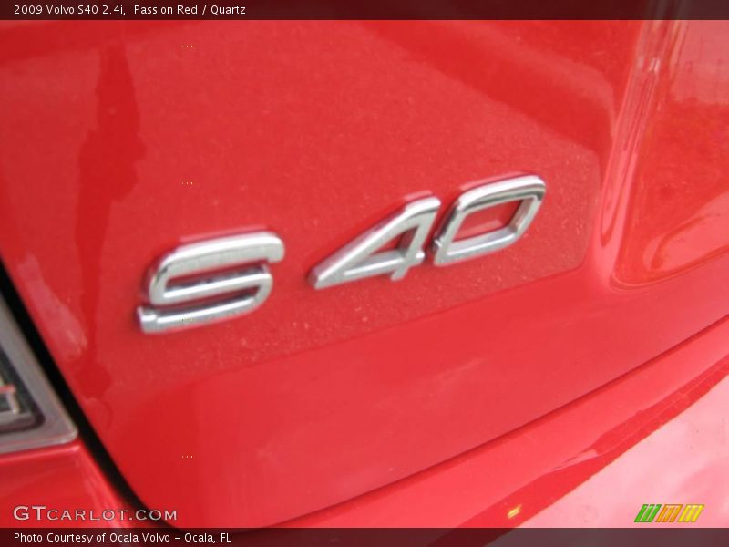 Passion Red / Quartz 2009 Volvo S40 2.4i