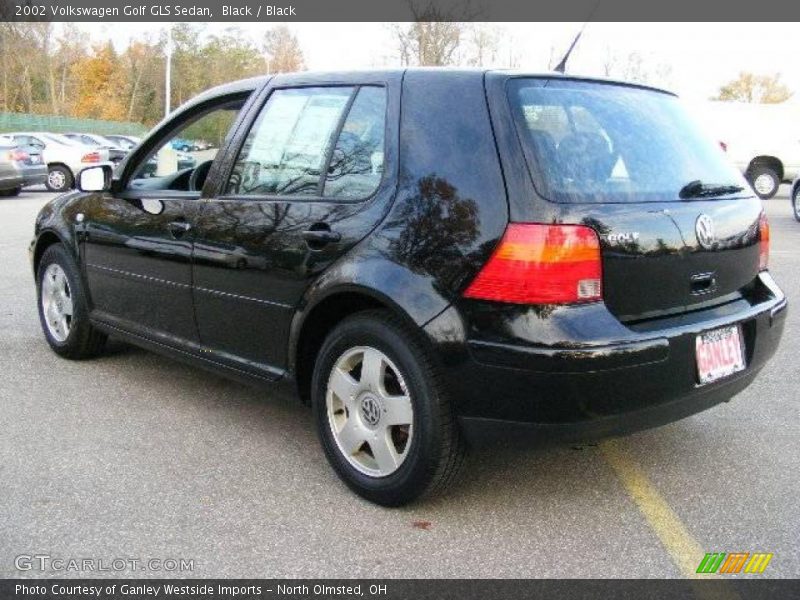 Black / Black 2002 Volkswagen Golf GLS Sedan