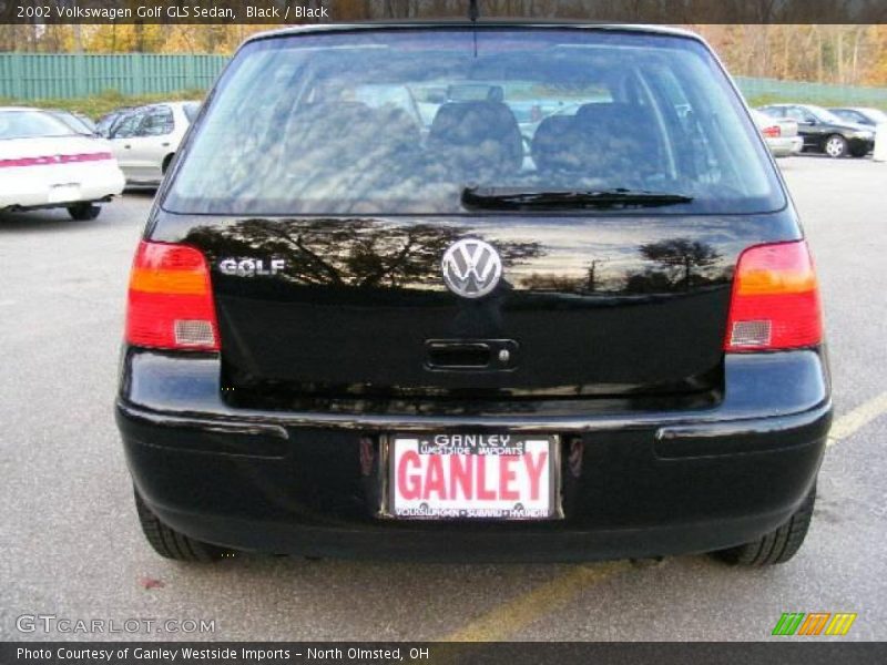 Black / Black 2002 Volkswagen Golf GLS Sedan