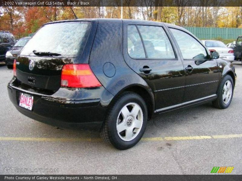 Black / Black 2002 Volkswagen Golf GLS Sedan