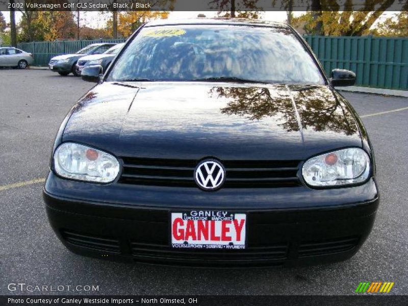 Black / Black 2002 Volkswagen Golf GLS Sedan