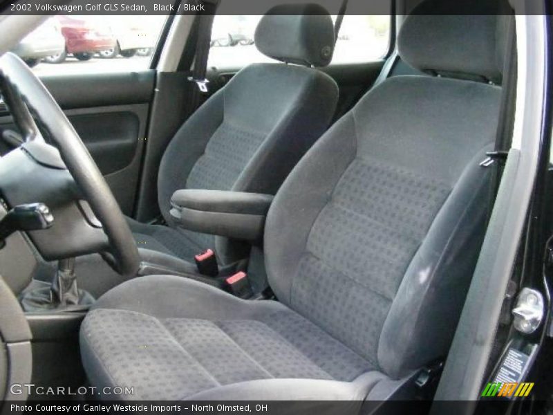 Black / Black 2002 Volkswagen Golf GLS Sedan