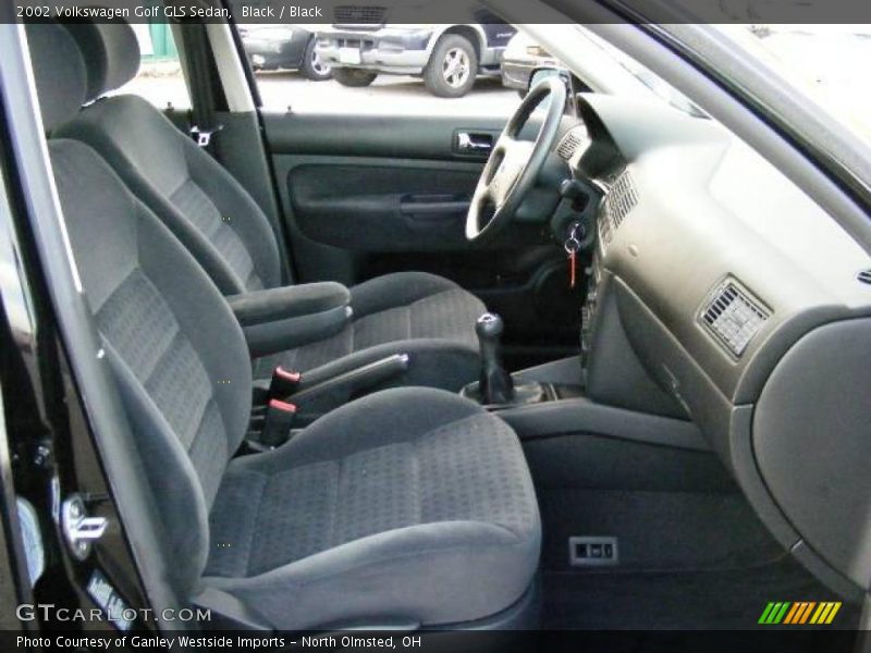 Black / Black 2002 Volkswagen Golf GLS Sedan