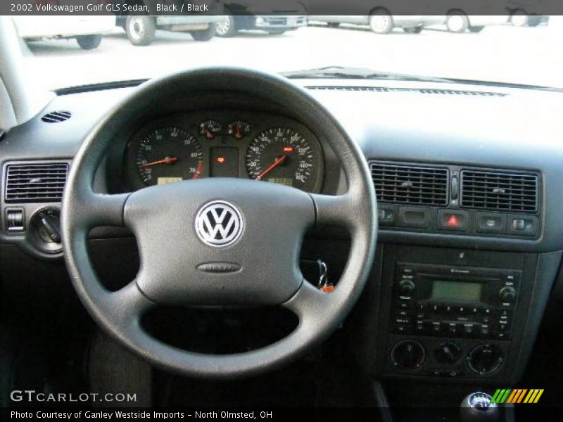 Black / Black 2002 Volkswagen Golf GLS Sedan