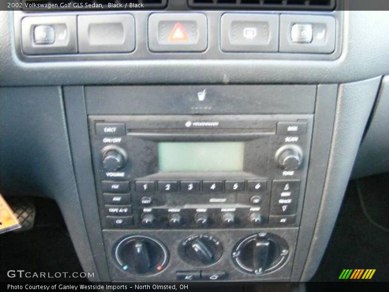 Black / Black 2002 Volkswagen Golf GLS Sedan