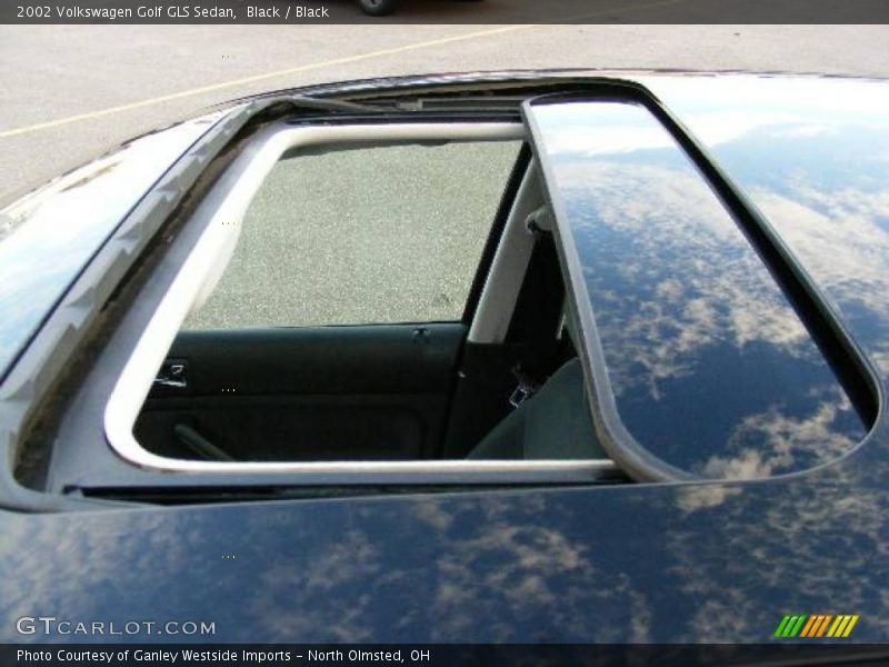 Black / Black 2002 Volkswagen Golf GLS Sedan