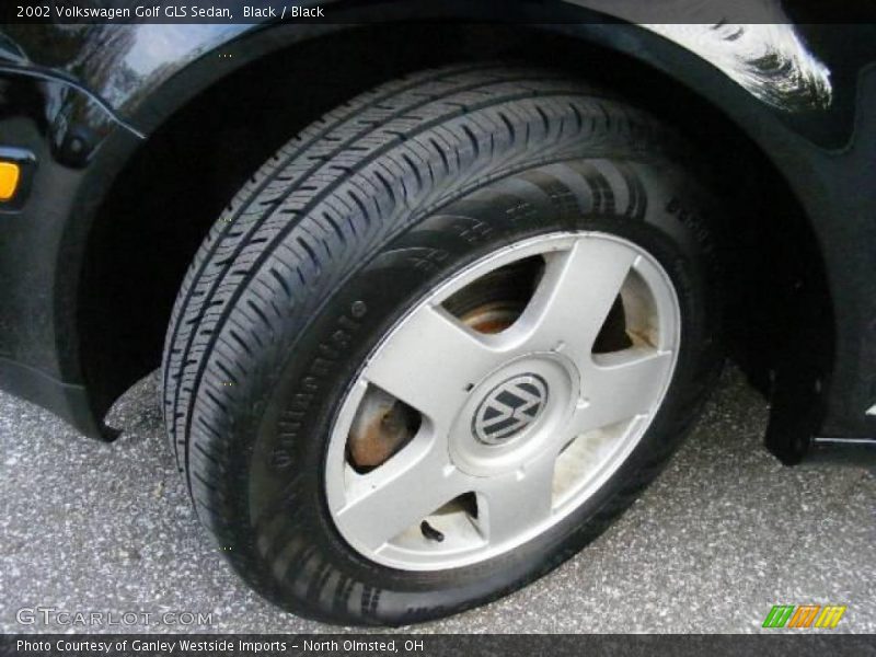 Black / Black 2002 Volkswagen Golf GLS Sedan
