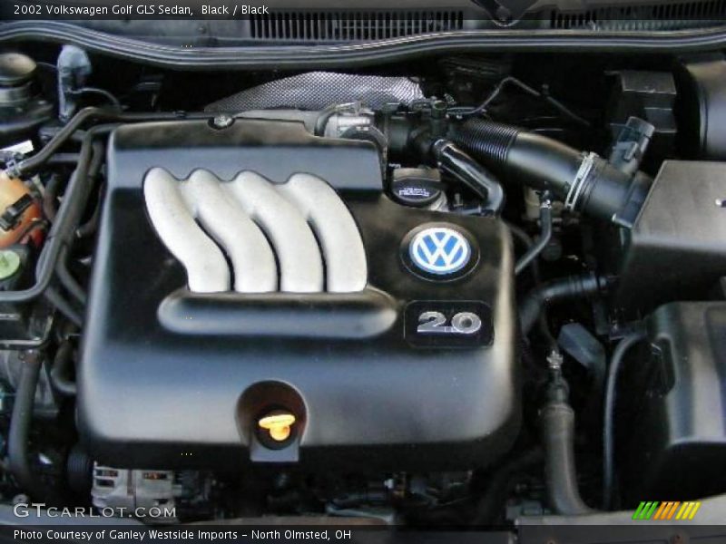 Black / Black 2002 Volkswagen Golf GLS Sedan