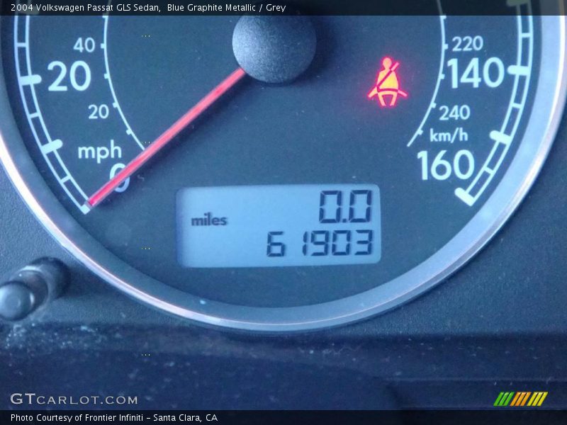 Blue Graphite Metallic / Grey 2004 Volkswagen Passat GLS Sedan
