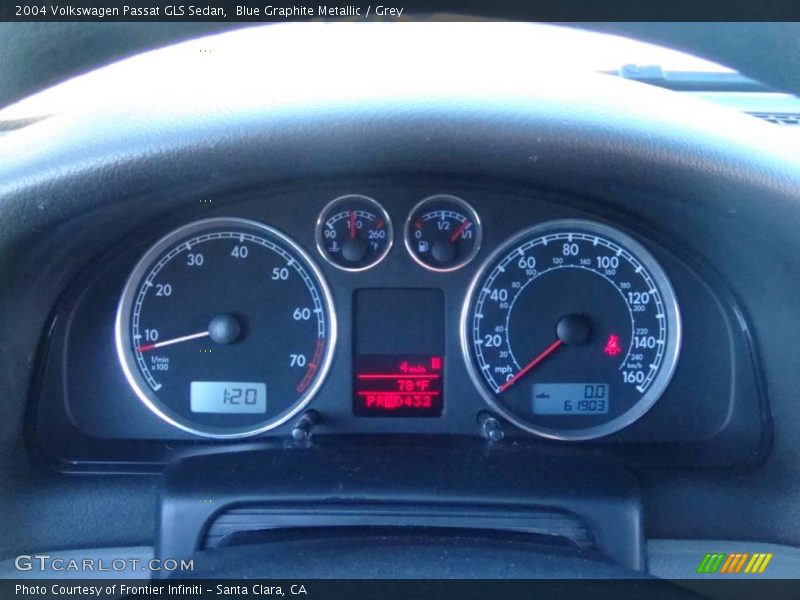 Blue Graphite Metallic / Grey 2004 Volkswagen Passat GLS Sedan