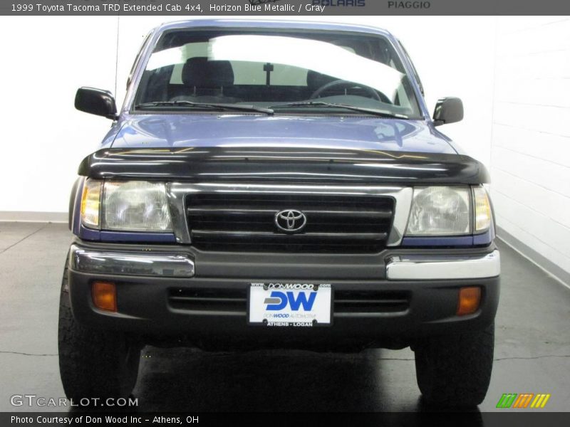 Horizon Blue Metallic / Gray 1999 Toyota Tacoma TRD Extended Cab 4x4