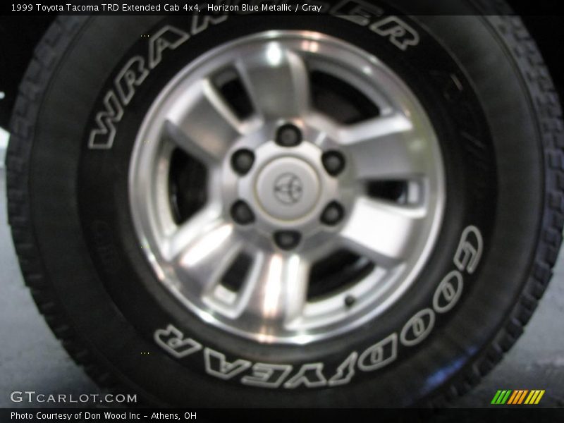 Horizon Blue Metallic / Gray 1999 Toyota Tacoma TRD Extended Cab 4x4