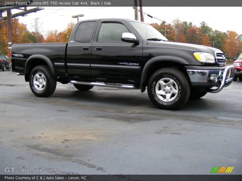 Black / Oak 2002 Toyota Tundra SR5 TRD Access Cab 4x4