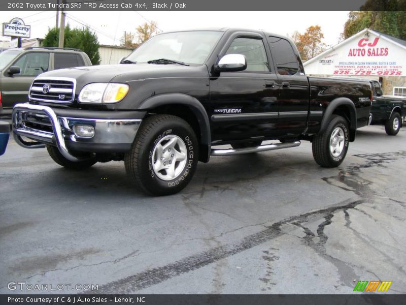 Black / Oak 2002 Toyota Tundra SR5 TRD Access Cab 4x4