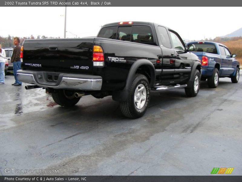 Black / Oak 2002 Toyota Tundra SR5 TRD Access Cab 4x4