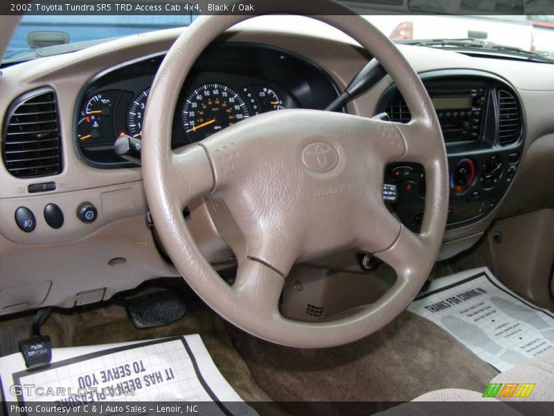 Black / Oak 2002 Toyota Tundra SR5 TRD Access Cab 4x4