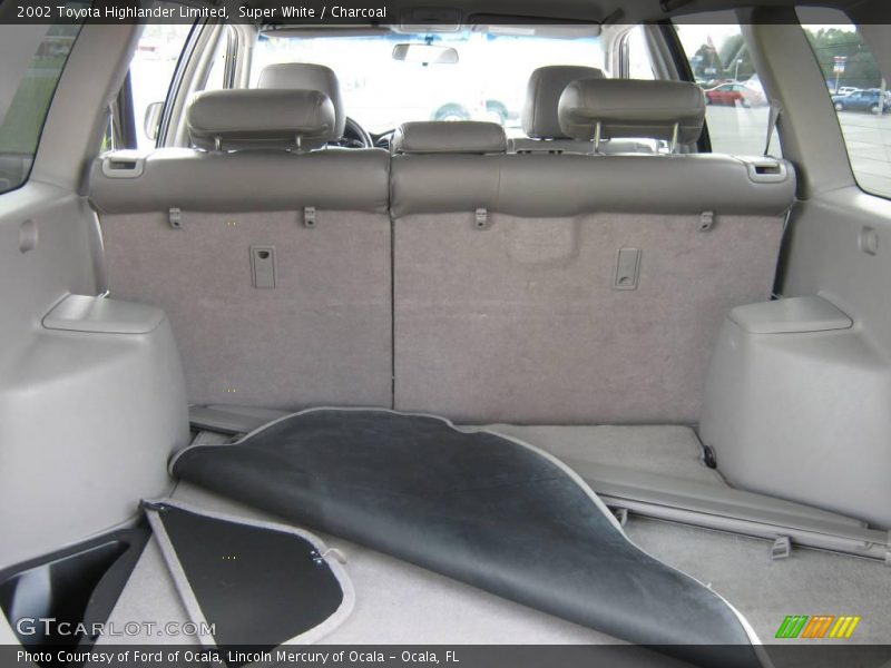 Super White / Charcoal 2002 Toyota Highlander Limited