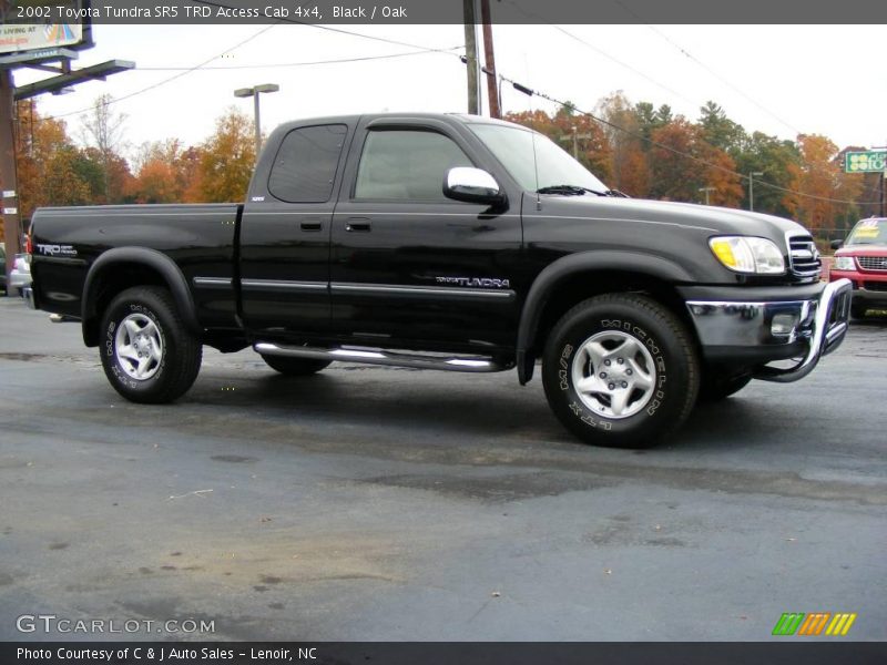 Black / Oak 2002 Toyota Tundra SR5 TRD Access Cab 4x4