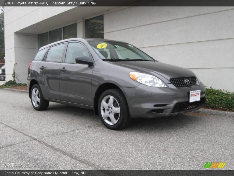 Phantom Gray / Dark Gray 2004 Toyota Matrix AWD
