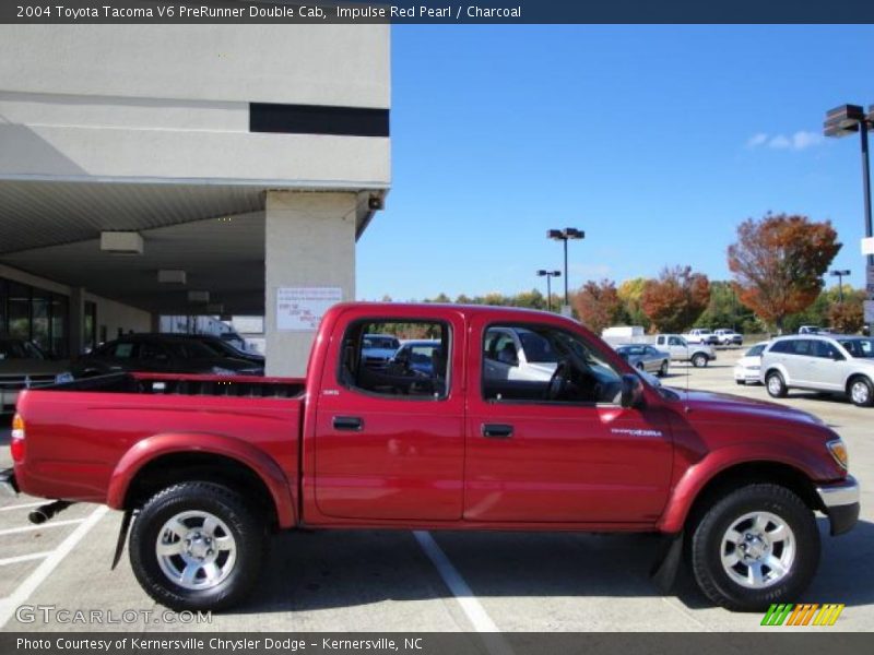 Impulse Red Pearl / Charcoal 2004 Toyota Tacoma V6 PreRunner Double Cab