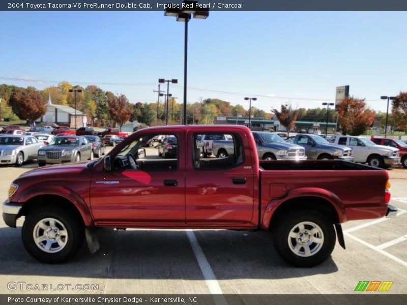 Impulse Red Pearl / Charcoal 2004 Toyota Tacoma V6 PreRunner Double Cab