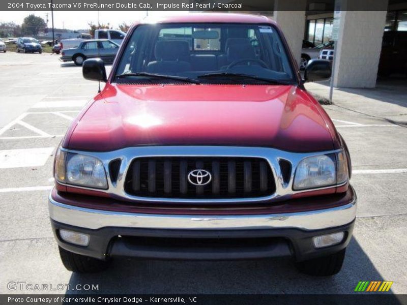 Impulse Red Pearl / Charcoal 2004 Toyota Tacoma V6 PreRunner Double Cab