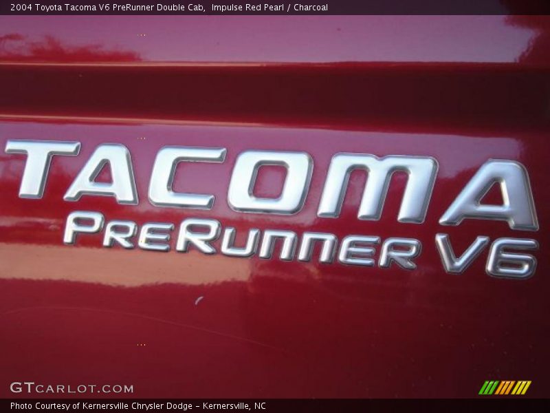 Impulse Red Pearl / Charcoal 2004 Toyota Tacoma V6 PreRunner Double Cab