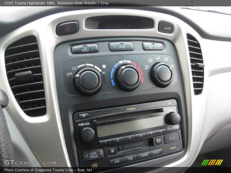 Millenium Silver Metallic / Gray 2005 Toyota Highlander 4WD
