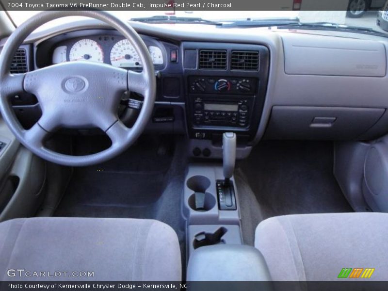 Impulse Red Pearl / Charcoal 2004 Toyota Tacoma V6 PreRunner Double Cab
