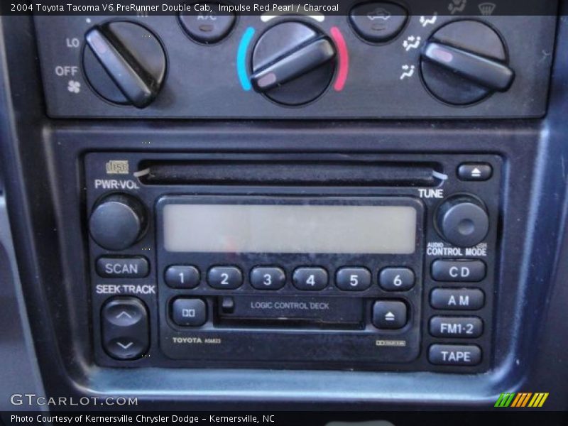 Impulse Red Pearl / Charcoal 2004 Toyota Tacoma V6 PreRunner Double Cab