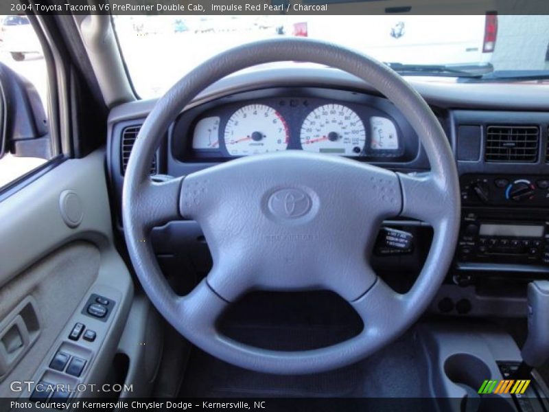 Impulse Red Pearl / Charcoal 2004 Toyota Tacoma V6 PreRunner Double Cab