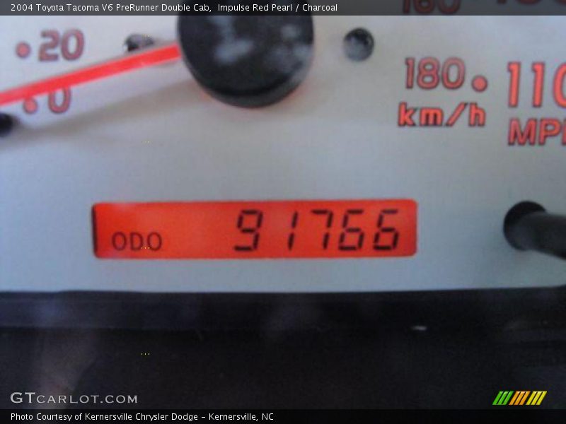 Impulse Red Pearl / Charcoal 2004 Toyota Tacoma V6 PreRunner Double Cab
