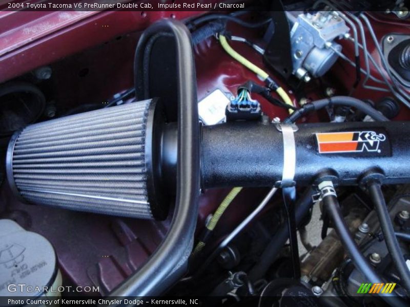 Impulse Red Pearl / Charcoal 2004 Toyota Tacoma V6 PreRunner Double Cab