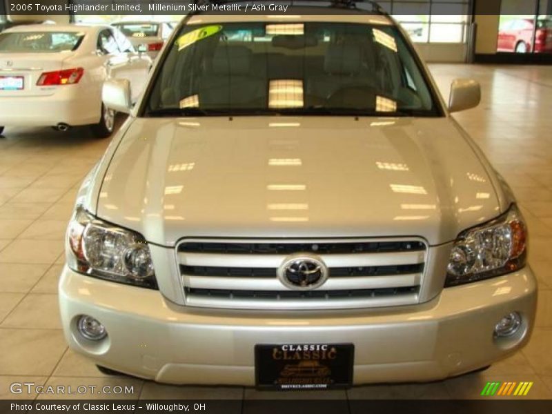 Millenium Silver Metallic / Ash Gray 2006 Toyota Highlander Limited