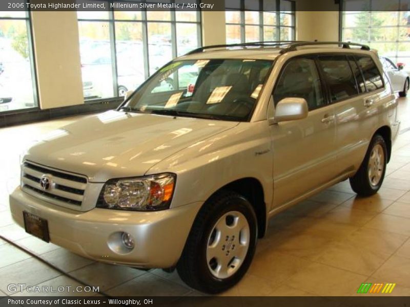 Millenium Silver Metallic / Ash Gray 2006 Toyota Highlander Limited