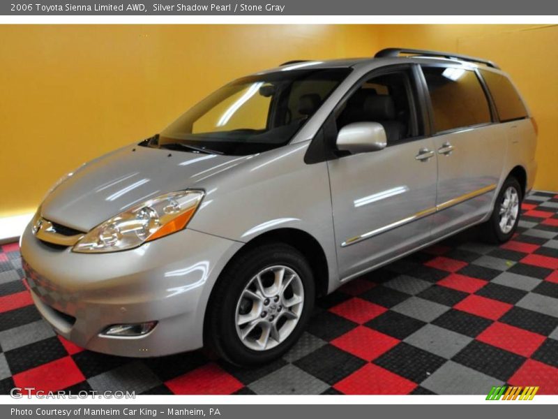 Silver Shadow Pearl / Stone Gray 2006 Toyota Sienna Limited AWD
