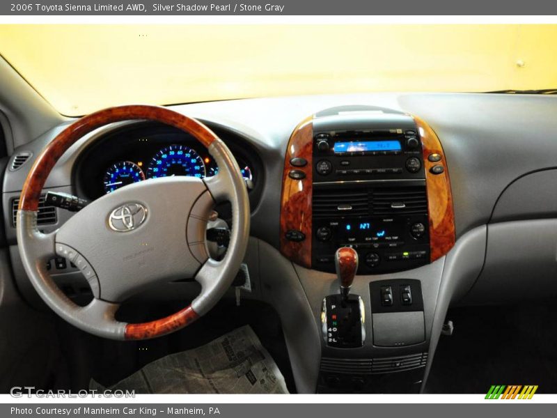 Silver Shadow Pearl / Stone Gray 2006 Toyota Sienna Limited AWD
