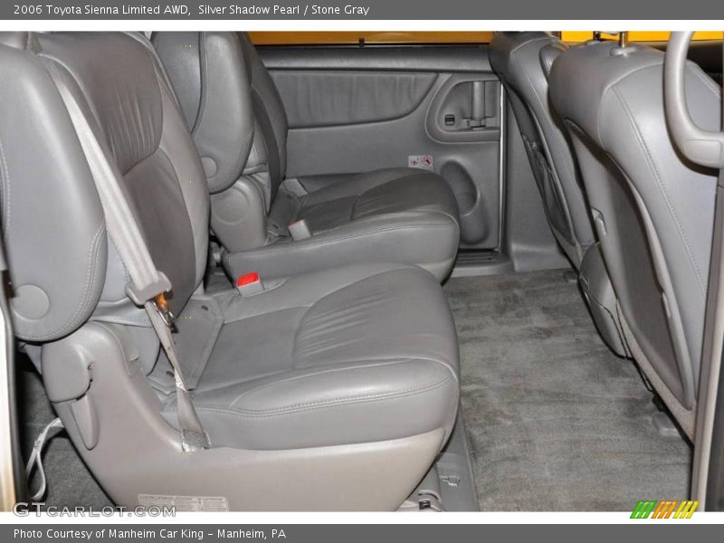 Silver Shadow Pearl / Stone Gray 2006 Toyota Sienna Limited AWD